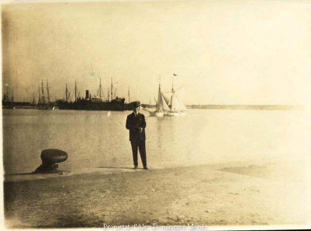 Canudas al port de Barcelona 29 novembre 1918
