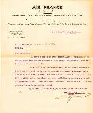 Invitació per al director de la Veu de Ctalunya a la recepció ignauguració per Air France al primer vol Barcelona-Paris-Londres el 2 de juny de 1936