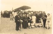 Aterratge a la platja de Sant Pol de Mar 25-VII-1920 T