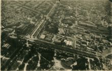 Vista de Barcelona Paseig de Sant Joan, Parc de la Ciutadella 1928