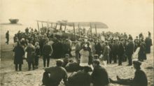 Aterratge a la platja de Blanes 26-12-1923--