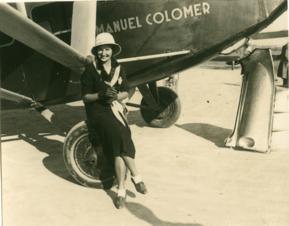 Pepe Colomer Primer professor femeni de pilotatge. Ordre 5 de juliol de 1935
