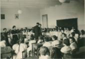 Ignauguració Academia Sant Jaume -Mestre Recasens- Setembre 1944