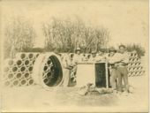 Treballs construcció Paperera Espanyola peces clavegueram anys 1920