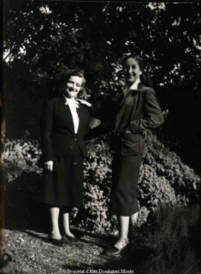 La mare i la Maria de cal Quim 11-1954